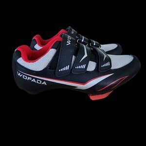 WOFADA Cycling Cleat Shoes EU 37 / US Women’s 6.5 Black Red White Spin Class